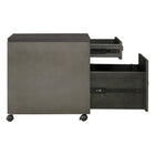 Sunjoy - Classeur Portland - 22 po l x 18.1 po P x 22.4 po H - avec fini antique-Entièrement assemblé