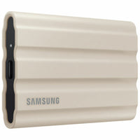 Samsung - T7 Shield 2To Disque SSD Portable - Beige-Disque SSD Portable, USB 3.2 Gen.2 (10Go/s); Compatible avec PC, Mac, Appareil Android, console de jeux & plus
