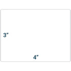 SPC - Étiquette Adhésive Perforée à Tansfert Thermique - 4 po x 3 po - Blanc - Paquet de 2000-Étiquettes sensibles à la pression recommandées pour les étiquettes d'expédition, les bacs de pièces et les étiquettes d'identification des produits