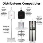 Certainty - Plus lingettes désinfectantes - non parfumé - 8" x 6" - 800 lingettes par rouleau - Paquet de 2-800 lingettes par rouleau, 2 rouleaux par carton