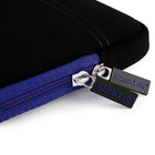 Housse de Protection Ordinateur, suède, Vangoddy Pochette PC Portable Ultrabook Sacoche Laptop Compatible 15,6 po, Noir et Bleu-Dimensions du boîtier externe 16 X 11,25 pouces
