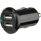Scosche - Chargeur d'auto USB et Micro USB Lightning de 12 W pour iPhone/iPad/iPod d'Apple, noir-Le plus petit, mais le plus puissant câble de recharge pour voiture pour appareils USB