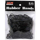JAM Paper® – Bandes élastiques noires, format régulier, paq./100-Format 33 (3 1/2 po x 1/8 po)