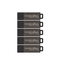 Centon - Clés USB 2.0 Datastick Pro MP format économique, gris, 64 Go, paq./5 (S1-U2P5-64-5B)-Capacité de 64 Go offrant un généreux espace de stockage pour vos fichiers numériques