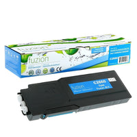 fuzion - Dell A7310341 (593-BBBT) Cartouche De Toner Compatible - Rendement Haut - Cyan-Couleur d'encre: Cyan