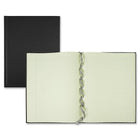 Winnable – Cahier de luxe avec signet, 152 feuilles, 11 x 8 1/2 po, noir-Cahier de luxe avec reliure cousue en section de grande qualité et couverture tendance en similicuir texturé