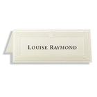 St. James™ – Marque-places gaufrés Overtures® Capital, ivoire, paq./1500-Papier bond de qualité supérieure de 47 lb, simple mais élégant