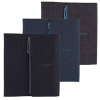 Five Star - Reliure à 3 anneaux de luxe + pochette amovible, assortie-Reliure 1 po