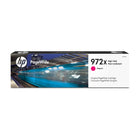 HP – Cartouche d'encre PageWide 972X d'origine, haut rendement, magenta (L0S01AN)-Couleur : magenta