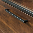 Sauder - La Collection Nova Loft Classeur latéral - Finition Grand Walnut-Cadre en métal laqué durable.