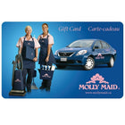 Molly Maid – Carte-cadeau de 100 $-Échangeable uniquement contre des services et non valide comme paiement sur un compte de crédit. Le détenteur d'une carte-cadeau MOLLY MAID a droit au service MOLLY MAID d'une valeur égalant le montant spécifié sur la carte. Le nombre d'heures pourrait varier. La carte ne peut être utilisée pour donner des pourboires. Les services MOLLY MAID sont sujets à la disponibilité des horaires. Certaines restrictions peuvent s'appliquer. Les cartes-cadeaux MOLLY MAID doivent être é