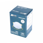 Globe - Masque respiratoire N95 Niosh - Paquet de 20-Blanc, utilisez-le pour les paramètres chirurgicaux, la protection personnelle, la construction, l'amélioration de l'habitat, le nettoyage, le jardinage, etc.