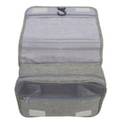 Nicci - Trousse de Toilette Deluxe - Gris-Poche zippée en plastique transparent pour ranger les articles humides