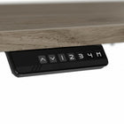 Bureau assis-debout à hauteur réglable 72 po x 30 po Move 40 Series de Bush Business Furniture - hickory moderne/gris métallique-Le bureau ajustable s’élève de 28 à 48 po à une vitesse de 1.25 po par seconde