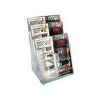 Azar Displays – Porte-brochures à 3 niveaux avec 6 pochettes et 3 pans (252379)-Fabriqué en plastique