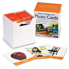 Learning Resources Basic Vocabulary Photo Card Set, Grade PreK - 2-Les cartes photo peuvent être utilisées pour créer des histoires à raconter à haute voix ou à écrire qui peuvent aider les élèves à organiser leurs pensées et à raconter une histoire dans un ordre séquentiel.