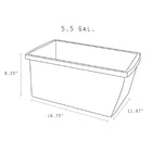 Storex ââ‚¬â€œ Corbeille de recyclage, format légal-Format légal