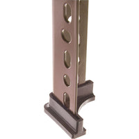 Accessoires à angle rainuré, pieds de plastique (Single Post), Paquet de 200-Pieds en plastique (Single Post)