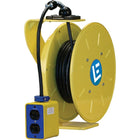 Lind Equipment – Enrouleurs de câble robustes LE9000, prise unique, 20 A, cordon de 30 pi-Construction étanche en acier robuste, indice de résistance aux intempéries NEMA4