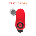 Nespresso - Machine à Café et Espresso Vertuo Pop+ par Breville - Rouge Piment-Une machine polyvalente proposant 5 formats de tasse (espresso, double espresso, gran lungo, grande tasse/café, alto + café infusé à froid).