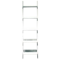 Nexxt - Étagère Hadfield à 5 niveaux, fini blanc,  67 x 18 x 13 1/2 (po)-Capacité de mesure et de poids: l'étagère globale mesure 18 "L x 66" H et 14 "de profondeur. Une hauteur importante signifie que vous avez plus de 1,50 mètre du magnifique présentoir, créant un espace de stockage maximal. articles avec un peu plus de poids sur chaque étagère murale