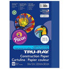 Papier de construction Pacon Tru-Ray, 9" x 12", bleu royal, 250 feuilles-Le papier de construction Tru-Ray est suffisamment résistant pour supporter le rainurage, le pliage et le curling sans se fissurer ni se déchirer