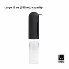 Umbra PENGUIN - Pompe à savon liquide 355ml , Noir, Paquet de 3-Couleur du distributeur de savon/desinfectant : noir