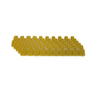 NSSCAN - Sceau de sécurité - Sceau de flèche - Jaune - Paquet de 500-Jaune