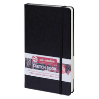 Talens Art Creation - Carnet de croquis - 5,1 po x 8,3 po - Noir - 80 feuilles-Carnet de croquis relié Noir comprend du papier ivoire de qualité artiste