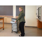 Système bacs mobile Luxor, 1rangée (MBS-SR-8S)-2