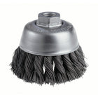 Osborn - Brosses Rotatives À Fils Crêpés De Petit Diamètre, 3po Dia., Fils 0,014po, Arbre 1/2po, paquet de 6-Type d'utilisation Acier