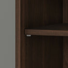 Bibliothèque haute à 5 tablettes avec portes Studio C de Bush Business Furniture - noyer noir-Les tablettes durables ont été testées pour supporter jusqu’à 50 lb chacune