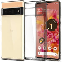 Spigen - Crystal Hybrid pour Google Pixel 6 Pro - Cristal Clair-Compatibilité : Google Pixel 6 Pro