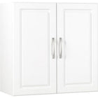 Dorel - Armoire murale 24 po, blanc-Avec charnières qui se ferment lentement