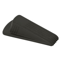 Staples - Arrête-porte pour usage intensif, noir-Le talon de l'arrête-porte comporte des prises pour les doigts pour un retrait facile