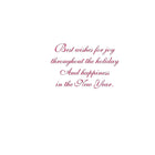 Joyeuses Fêtes, Couronne de Noël, 18/paquet-Cartes de souhaits de qualité comparable à celles qu’on retrouve dans un magasin spécialisé