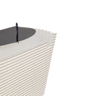 U Brands Fashion Classeur expansible à 13 pochettes sans rabat, rayures chic décontractées (3308F04-24)-Rayures chic décontractées, polypropylène