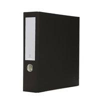 Bindertek - Cartable à 3 anneaux de 3 po de première qualité - noir-Capacité de 525 feuilles