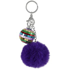 Merangue - Porte-clés Houppe Boule Disco - Couleurs Assorties-Choix de couleur non disponible pour les commandes en ligne