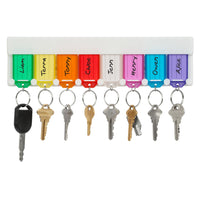 Support pour 8 clés Deluxe de Merangue-Conçue pour contenir jusqu’à 8 clés, la solution de rangement parfaite pour ranger et organiser facilement vos clés dans un endroit pratique
