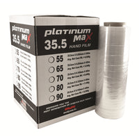 Malpack − Pellicule étirable d’emballage manuel PlatinumMax − 14 po x1 476 pi - Calibre de 37/65 − Paquet de 4-Performance élevée