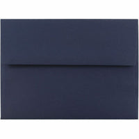 JAM Paper Enveloppes format livret avec fermeture gommée, 4 3/4 x 6 1/2 po, bleu marine, 1000/paquet-Bleu marine