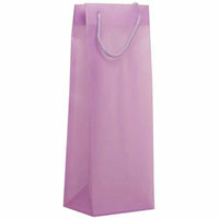 JAM Paper - Sacs à provisions translucides - 3 3/4 x 13 1/2 x 5 - Violet - Vrac 100 sacs/paquet-Couleur violet