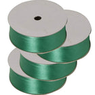 JAM PaperMD – Ruban satiné, 88 pouces de large x 7 verges de long, vert émeraude, 4/paquet (2133716393g)-Vert émeraude