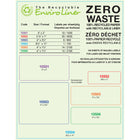 Labelcraft Products  - Étiquettes Zéro Déchet - 4" x 1,33" - 2100 Étiquettes-Pour imprimantes au laser et a jet d'encre