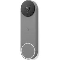 Google - Sonnette Nest - Batterie - Cendre-Installation à piles ou câblée à faire soi-même avec le câblage de sonnette existant pour l'alimentation