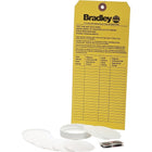 Bradley - Recharge Pour Trousse D'Inspection De Douche Oculaire Portative, paquet de 5-Classe du dispositif médical Non médical