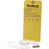 Bradley - Recharge Pour Trousse D'Inspection De Douche Oculaire Portative, paquet de 5-Classe du dispositif médical Non médical