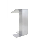 Urbann Lutrin K1 avec roulettes - aluminium - gris clair-Gris clair, aluminium