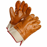 Forcefield - Gants isolés d’hiver de PVC de, manchette de sûreté de toile, une taille, paire, (014-02681)-Usage général, PVC, manchette de sécurité